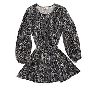 Show Me Your Mumu Midi Dress Women’s Sz Medium Snakeprint A-line Oversized